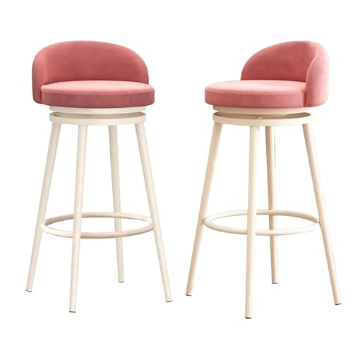 Barhocker 3er Set Moderne Thekenhöhe mit Rückenlehne und Metallbeinen, Polsterstühle für Kücheninsel/Frühstücksbar/Pub Barhocker 3er Set Moderne Thekenhöhe mit Rückenlehne und Metallbeinen, Polsterstühle für Kücheninsel/Frühstücksbar/Pub von Generisch