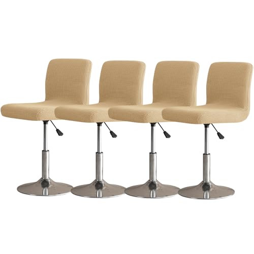 Barhocker Bezug mit Rückenlehne Hochstuhl Bezug für Barhocker 6/4/2 Stück Esszimmerstuhl Bezug von Generisch