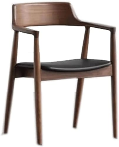Barhocker Hiroshima Stuhl - Massivholz Freizeitstuhl mit Rückenlehne und Armlehnen - Kreatives Design für Zuhause oder Büro von Generisch