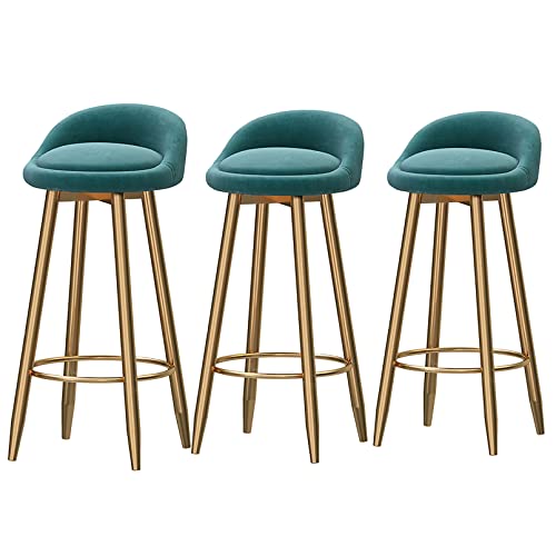 Barhocker-Set aus Samt – gepolsterte Thekenhöhe für Zuhause, Bar, Esszimmer, Kücheninsel Barhocker-Set aus Samt – gepolsterte Thekenhöhe für Zuhause, Bar, Esszimmer, Kücheninsel von Generisch