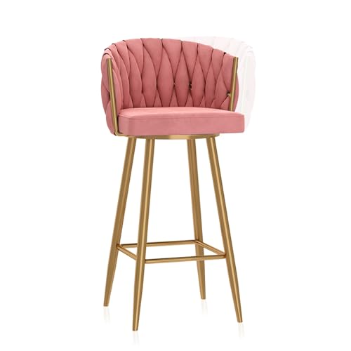 Barhocker-Set mit Drehgelenk, gepolstert mit Rückenlehne und samtgewebter Rückenlehne, modernes Design für Kücheninsel, bequeme Sitzlösung Barhocker-Set mit Drehgelenk, gepolstert mit Rückenlehne und samtgewebter Rückenlehne, modernes Design für Kücheninsel, bequeme Sitzlösung von Generisch