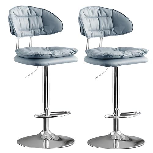 Barhocker-Set mit Rückenlehne, höhenverstellbar, Kücheninselstühle, gepolstert für Esstisch, Wohnzimmer Barhocker-Set mit Rückenlehne, höhenverstellbar, Kücheninselstühle, gepolstert für Esstisch, Wohnzimmer von Generisch