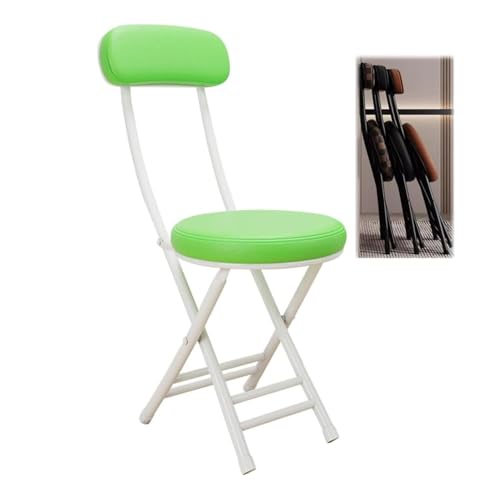 Barhocker faltbar mit Rückenlehne - Kompakte Küchensitzgruppe Wasserdicht PU Leder Sitz für Esszimmer Balkon Schreibtisch - 2er Set Barhocker faltbar mit Rückenlehne - Kompakte Küchensitzgruppe Wasserdicht PU Leder Sitz für Esszimmer Balkon Schreibtisch - 2er Set von Generisch