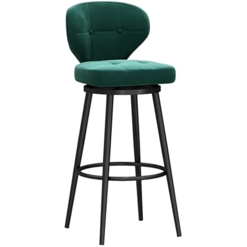 Barhocker mit Rückenlehne, bequemer 360° drehbarer Sitz, 3er Set für Kücheninsel oder Café, 75 cm Höhe Barhocker mit Rückenlehne, bequemer 360° drehbarer Sitz, 3er Set für Kücheninsel oder Café, 75 cm Höhe von Generisch