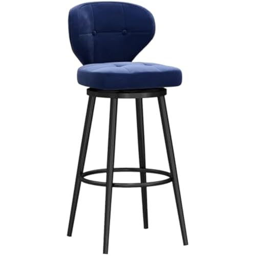 Barhocker mit Rückenlehne, bequemer 360° drehbarer Sitz, 3er Set für Kücheninsel oder Café, 75 cm Höhe Barhocker mit Rückenlehne, bequemer 360° drehbarer Sitz, 3er Set für Kücheninsel oder Café, 75 cm Höhe von Generisch