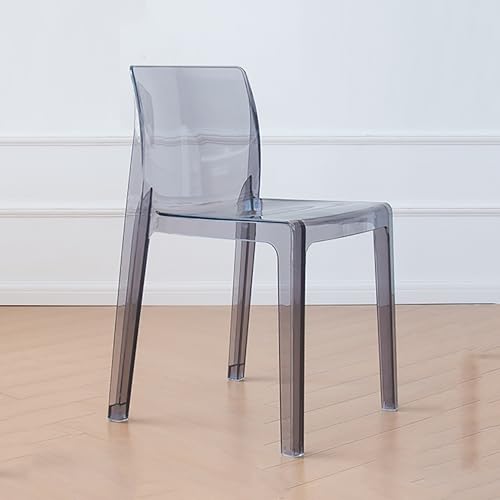 Barhocker mit transparenter Rückenlehne, ergonomische Sitzgelegenheit für Küchentheken, Essbereiche und gewerbliche Räume von Generisch