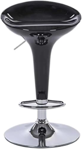 Barstühle, rückenfrei, verstellbar, 60–80 cm Höhe, 360° drehbar, Thekenhocker für Esszimmer, Bistro, Hochstuhl von Generisch