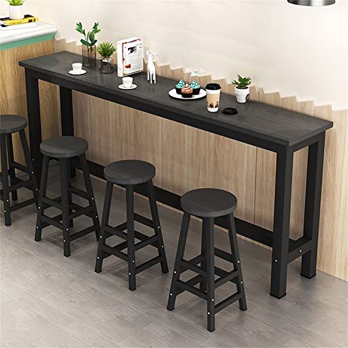 Bartisch – Moderner rechteckiger Esstisch aus Holz für Küche oder Kaffee, 180 x 30 x 100 cm (L x B x H) von Generisch