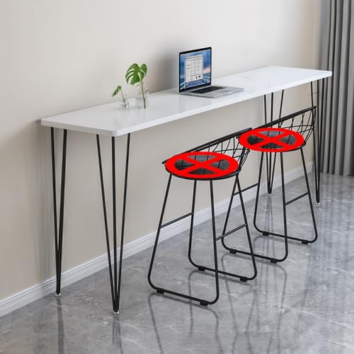 Bartisch – Rechteckiger Tisch aus Massivholz mit Live-Edge-Design, geräumige Tischplatte für Küche, Esszimmer und Kaffee Bartisch – Rechteckiger Tisch aus Massivholz mit Live-Edge-Design, geräumige Tischplatte für Küche, Esszimmer und Kaffee von Generisch