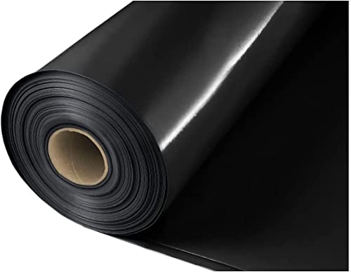 Baufolie Typ 200 Abdeckfolie Estrichfolie PE Folie schwarz 4 x 25m 100m² von Generisch