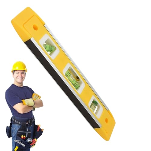 Baulaser | Magnetische Wandnivellierhilfe,Vertikale & Horizontale Ausrichtung Für Heimwerken Sanitär Bodenfliesen Küchenmontage Garage Tischlerei Gartenarbeit von Generisch