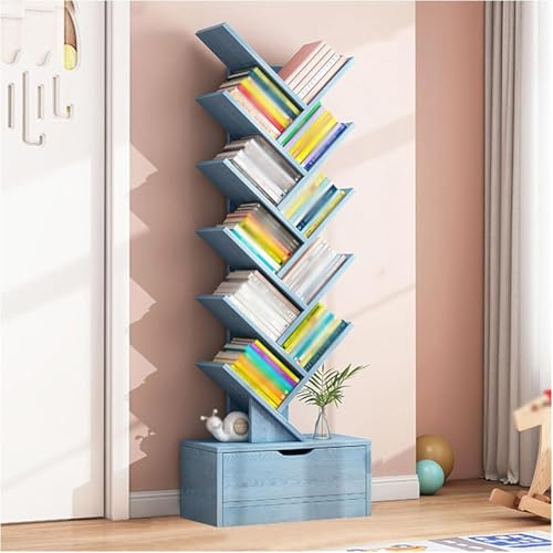 Baum-Bücherregal mit Stauraum – Bodenstehender Organizer für Wohnzimmer, Schlafzimmer, Heimbüro, Holzaufbewahrung, Bücherregale Baum-Bücherregal mit Stauraum – Bodenstehender Organizer für Wohnzimmer, Schlafzimmer, Heimbüro, Holzaufbewahrung, Bücherregale von Generisch