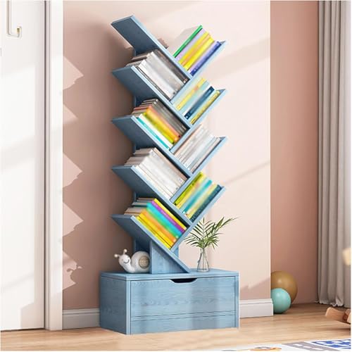 Baum-Bücherregal mit Stauraum – Bodenstehender Organizer für Wohnzimmer, Schlafzimmer, Heimbüro, Holzaufbewahrung, Bücherregale Baum-Bücherregal mit Stauraum – Bodenstehender Organizer für Wohnzimmer, Schlafzimmer, Heimbüro, Holzaufbewahrung, Bücherregale von Generisch