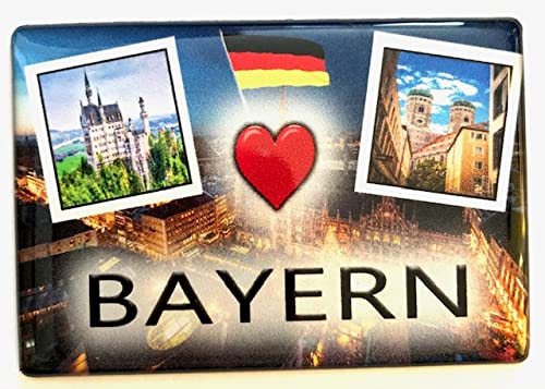 Bayern,Bavaria,Deutschland, Germany ,Souvenir,Kühlschrankmagnet,Geschenkartikel, Reiseandenken 1212 von Generisch