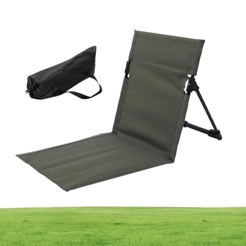Beach Lounge Chair - Leichter faltbarer Sonnenstuhl mit verstellbarer Rückenlehne | Tragbarer Liegestuhl für Terrasse, , Rasen, Reisen & Entspannung im Freien | Kompaktes & komfortables Design von Generisch