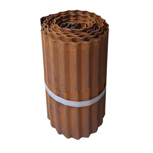 Beeteinfassung für Garten, Rasenkante – Metallzaun Welle flexibel 10 m für Kies Beet Weg Pool Spielplatz im Freien Beeteinfassung für Garten, Rasenkante – Metallzaun Welle flexibel 10 m für Kies Beet Weg Pool Spielplatz im Freien von Generisch