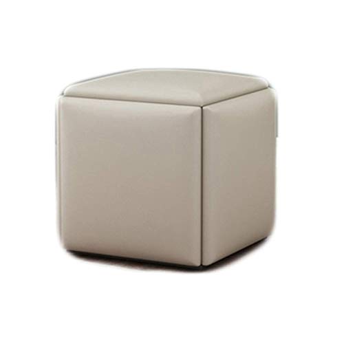 Beige Leder Quadratischer Hocker Multifunktionaler Würfelstuhl Platzsparende Fußstütze mit Gepolsterter Sitzfläche Stilvolle Aufbewahrung Ottomane für Wohnzimmer Vielseitiges Möbelstück Beige Leder Quadratischer Hocker Multifunktionaler Würfelstuhl Platzsparende Fußstütze mit Gepolsterter Sitzfläche Stilvolle Aufbewahrung Ottomane für Wohnzimmer Vielseitiges Möbelstück von Generisch