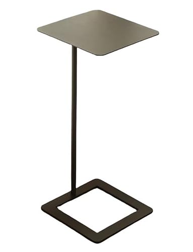 Beistelltisch – Multifunktionaler Beistelltisch for Sofa/Wohnzimmer, Erkerfenster, Nachttisch und kleine Räume – Kompakter Couchtisch for Wohnungen, Hotels und kompakte Häuser(Black,24x24x70cm) von Generisch