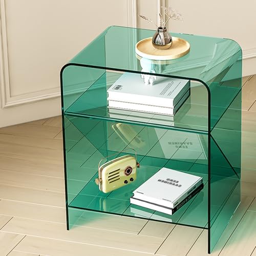 Beistelltisch aus Acryl, kleiner Beistelltisch, abgerundete Ecken, leicht zu reinigen, geräumige Arbeitsplatte, ideal für Wohnzimmer, Schlafzimmer, Schlafsaal, Balkon, perfekt für kleine Räume Beistelltisch aus Acryl, kleiner Beistelltisch, abgerundete Ecken, leicht zu reinigen, geräumige Arbeitsplatte, ideal für Wohnzimmer, Schlafzimmer, Schlafsaal, Balkon, perfekt für kleine Räume von Generisch