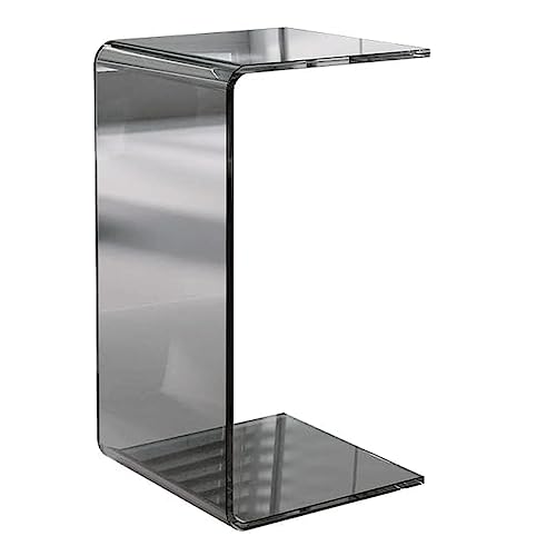 Beistelltisch aus Acryl, leichter Luxus-Couchtisch, minimalistischer Glas-Akzenttisch für kleine Räume, moderner klarer Beistelltisch für Wohnzimmerdekoration Beistelltisch aus Acryl, leichter Luxus-Couchtisch, minimalistischer Glas-Akzenttisch für kleine Räume, moderner klarer Beistelltisch für Wohnzimmerdekoration von Generisch