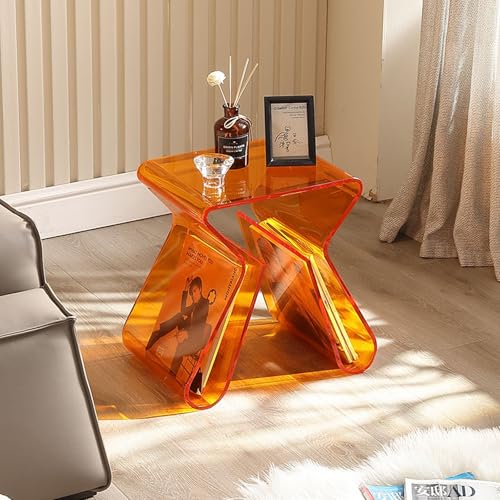 Beistelltisch aus Acryl mit Stauraum, modernes Design für Wohnzimmer, Schlafzimmer, Badezimmer, Balkon Beistelltisch aus Acryl mit Stauraum, modernes Design für Wohnzimmer, Schlafzimmer, Badezimmer, Balkon von Generisch