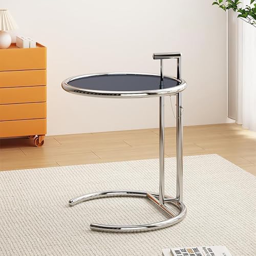 Beistelltisch aus Glas, höhenverstellbar, für Wohnzimmer und Nachttisch Beistelltisch aus Glas, höhenverstellbar, für Wohnzimmer und Nachttisch von Generisch