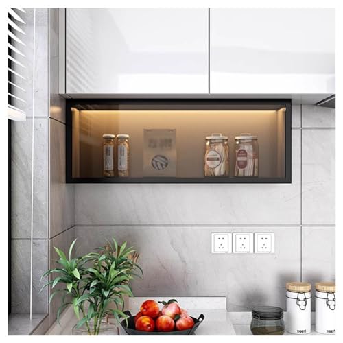 Beleuchteter Hängeschrank mit LED Beleuchtung, platzsparender über dem WC Aufbewahrungslösung für Bad und Küche Beleuchteter Hängeschrank mit LED Beleuchtung, platzsparender über dem WC Aufbewahrungslösung für Bad und Küche von Generisch