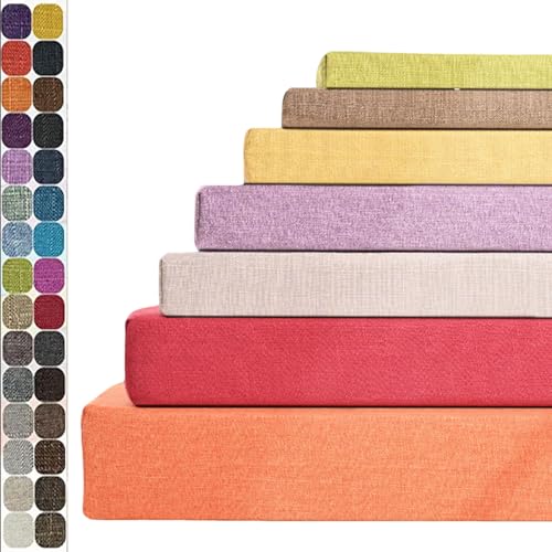 Benutzerdefinierte Bankkissen, wasserdichtes Schaumstoff-Sitzkissen, Outdoor-Garten-Sofakissen, rutschfestes Innenkissen für Küche, 8 cm Dicke, perfekt für Terrasse und Terrasse Benutzerdefinierte Bankkissen, wasserdichtes Schaumstoff-Sitzkissen, Outdoor-Garten-Sofakissen, rutschfestes Innenkissen für Küche, 8 cm Dicke, perfekt für Terrasse und Terrasse von Generisch