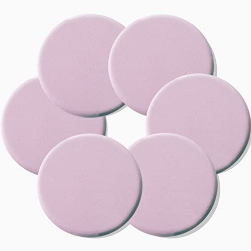 Bequeme Sitzkissen aus Memory-Schaum für Ess- und Gartenstühle – waschbare Kissen (Rosa, 45 x 45 x 4,5 cm, 6 Stück) – ideal für Outdoor-Küche und Büro von Generisch