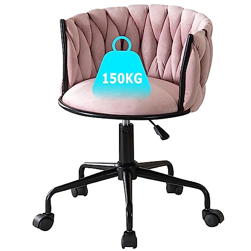 Bequemer Drehstuhl aus Samt mit Rollen – mittlere Rückenlehne, ideal für Zuhause und Büro Bequemer Drehstuhl aus Samt mit Rollen – mittlere Rückenlehne, ideal für Zuhause und Büro von Generisch
