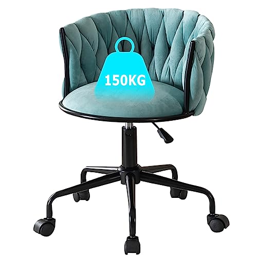 Bequemer Drehstuhl aus Samt mit Rollen – mittlere Rückenlehne, ideal für Zuhause und Büro Bequemer Drehstuhl aus Samt mit Rollen – mittlere Rückenlehne, ideal für Zuhause und Büro von Generisch