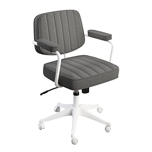 Bequemer Drehstuhl mit Höhenverstellung – Armlehne für Zuhause, Büro, Tech-Tuch, Arbeitszimmerstuhl von Generisch