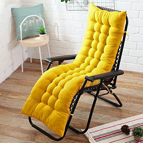 Bequemes 53 x 150 cm gepolstertes Liegestuhlkissen, weiches Lounge-Chaiselie-Kissen für Schaukelstühle, Terrassensitzkissen für Entspannung im Freien von Generisch