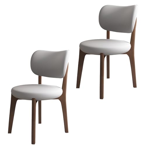 Bequemes Esszimmerstuhl-Set mit 2, 4 oder 6 Stück – Beine aus Massivholz in dunklem Walnuss mit hellgrauen Kissen – perfekt für Zuhause, Büro, Esszimmer, Wohnzimmer und mehr Bequemes Esszimmerstuhl-Set mit 2, 4 oder 6 Stück – Beine aus Massivholz in dunklem Walnuss mit hellgrauen Kissen – perfekt für Zuhause, Büro, Esszimmer, Wohnzimmer und mehr von Generisch