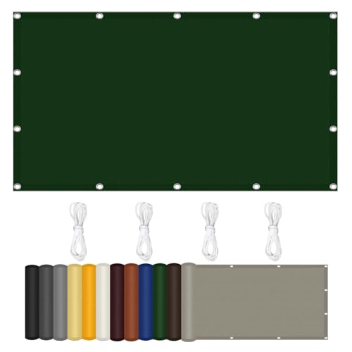 Beschattungsnetz Schwerlast 320 x 340 cm - Größen anpassbare Größen für Garten Balkon Terrasse Pool - Rollbar mit Ösen Dunkelgrün Sonnenschutz Abdeckhaube Beschattungsnetz Schwerlast 320 x 340 cm - Größen anpassbare Größen für Garten Balkon Terrasse Pool - Rollbar mit Ösen Dunkelgrün Sonnenschutz Abdeckhaube von Generisch
