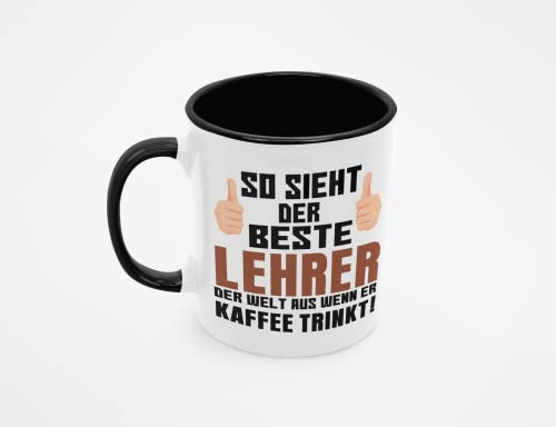 Bester Lehrer | Lieblingslehrer Tasse | lustiger Spruch - Kaffeetasse/Geschenk von Generisch