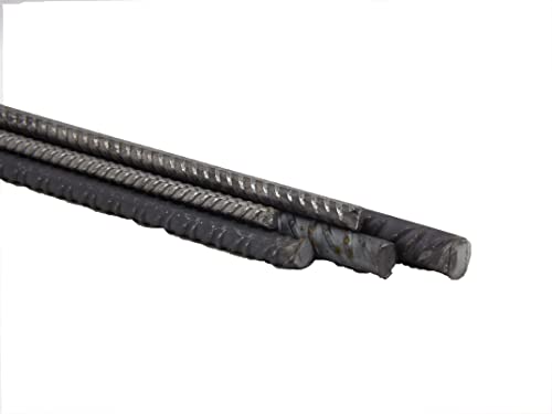 Betonstahl 8, 10, 12, 14, 16mm L – 500-1150mm Bewehrungsstahl Baustahl (D-08 mm Länge-1150 mm) von Generisch