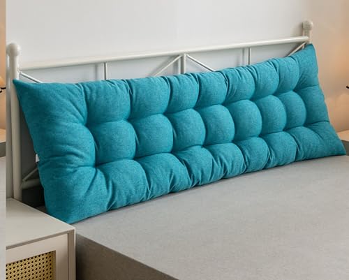 Bett Kopfteil Kissen Weiches Komfortables Entfernbar Rückenkissen Bett 60/80/140/150/120/180/200cm Lesen Kissen Kopfteil Gepolstert Bett Rückenlehne Waschbar Betten Sofa Rückenpolster (Color : #5, S von Generisch