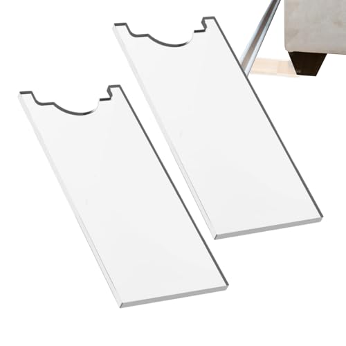 Bettgestell Stopper | 2-Teilige Transparente Bettstopper Wandpuffer - Antirutsch Unterlagen Möbelschutz Mit Verbesserter Luftzirkulation Für Sicherheit In Wohnung Und Haushalt von Generisch