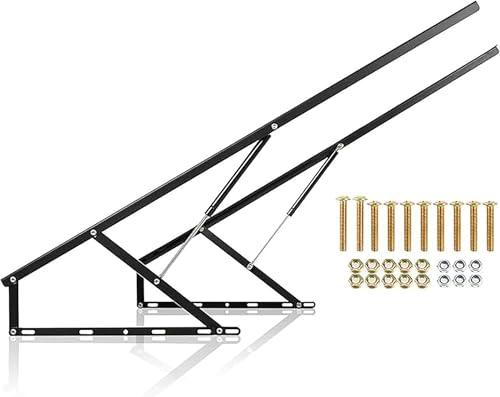 Betthebe-Set – hydraulischer Stützmechanismus für einfache Lagerung, sanft schließende Scharniere, langlebig und einfache Installation Betthebe-Set – hydraulischer Stützmechanismus für einfache Lagerung, sanft schließende Scharniere, langlebig und einfache Installation von Generisch