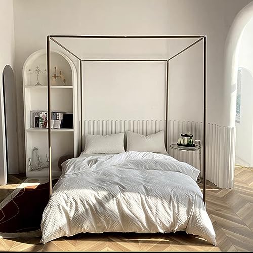 Betthimmel in voller Größe – elegantes Moskitonetz und vielseitige Eckpfosten für Schlafzimmer-Dekor – langlebige Materialien für einen gemütlichen Rückzugsort von Generisch