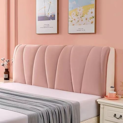 Bettkopfteil Bezug 180cm Rosa, 3 cm Dick Samt Bett Kopfteil Bezug Mit Seitentaschen, 360° Rundumschutz Staubdicht Kopfteilbezug, Abnehmbar & Waschbar, Weicher & Atmungsaktiver Betthusse für Kopfteil Bettkopfteil Bezug 180cm Rosa, 3 cm Dick Samt Bett Kopfteil Bezug Mit Seitentaschen, 360° Rundumschutz Staubdicht Kopfteilbezug, Abnehmbar & Waschbar, Weicher & Atmungsaktiver Betthusse für Kopfteil von Generisch