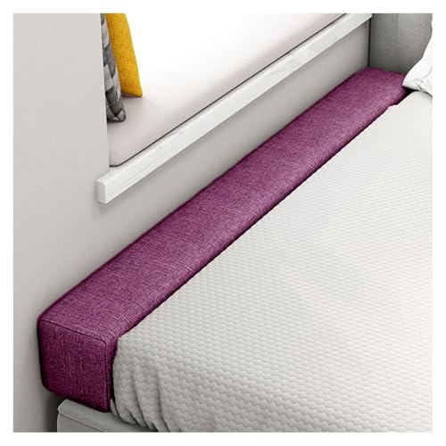 Bettlückenfüller – waschbarer Kopfteil-Matratzenkeil, schließt Lücken für Einzel-/Doppel-/Kingsize-Betten, violette Bettbrücke (180 x 20 x 20 cm) – ultimative Komfortlösung von Generisch