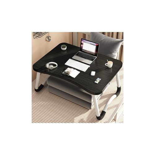 Betttisch Schoßschreibtisch Bett Niedriger Tisch Tablett Tisch Tragbares Betttablett Abendessen Bett Knietablett Faltbarer Laptoptisch Tragbarer Frühstücksschreibtisch Ständer Schoß Stehtisch von Generisch