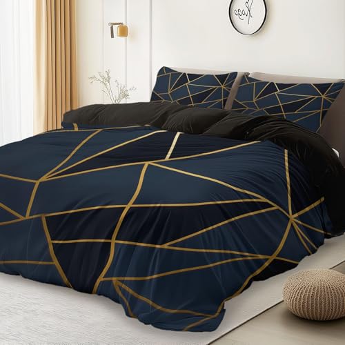 Bettwäsche Set Geometrie Goldene Linien Bedruckter Thema Braun Bettbezug Set + Kissenbezug 80x80 cm Frauen Mädchen Paar Teen Mikrofaser Weiche Tagesdecke 240 x 220 cm Bettwäsche Set Geometrie Goldene Linien Bedruckter Thema Braun Bettbezug Set + Kissenbezug 80x80 cm Frauen Mädchen Paar Teen Mikrofaser Weiche Tagesdecke 240 x 220 cm von Generisch