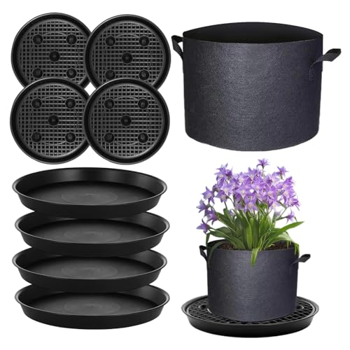 Bewässerung Von Unten Untersetzer, Runde Tropfuntersetzer, rutschfeste Bewässerungsscheiben Für Hochbeet Innenbereich Blumenbeet Gewächshaus Balkon Garten Rasen Anbau von Generisch