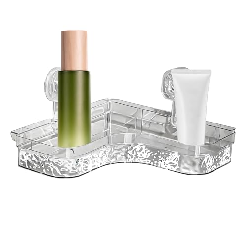 Beweglicher Duschablage Saugnapf, Eckablage Dusche, Badezimmer Ablage Ohne Bohren, Entleerbarer Boden, Rostfreies Robustes Mehrzweck Modernes Platzsparendes Tablett Für Wohnheim Küche Wohnzimmer Beweglicher Duschablage Saugnapf, Eckablage Dusche, Badezimmer Ablage Ohne Bohren, Entleerbarer Boden, Rostfreies Robustes Mehrzweck Modernes Platzsparendes Tablett Für Wohnheim Küche Wohnzimmer von Generisch