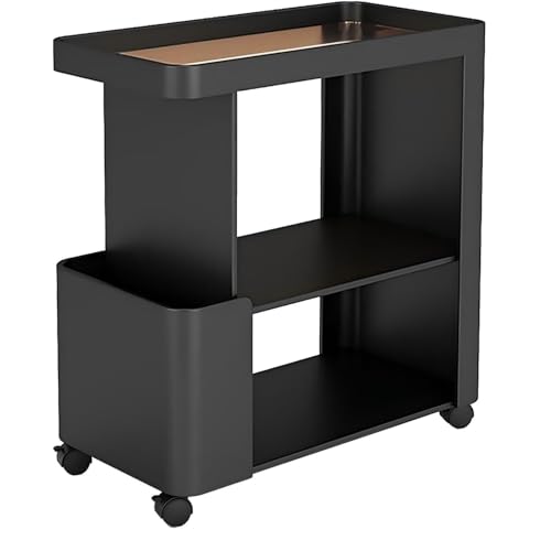 Beweglicher quadratischer Beistelltisch mit Stauraum – Vintage Industrial Design, solide Konstruktion für Wohnzimmer oder Schlafzimmer Beweglicher quadratischer Beistelltisch mit Stauraum – Vintage Industrial Design, solide Konstruktion für Wohnzimmer oder Schlafzimmer von Generisch