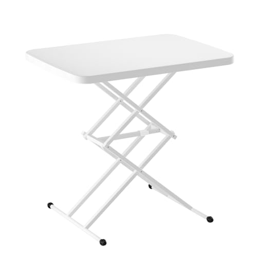 Bianco Klapptisch aus Kunststoff – höhenverstellbar, Outdoor-Campingtisch, keine Montage erforderlich, perfekt für Picknicks, Partys, Hochzeiten, Grillabende und Küche Bianco Klapptisch aus Kunststoff – höhenverstellbar, Outdoor-Campingtisch, keine Montage erforderlich, perfekt für Picknicks, Partys, Hochzeiten, Grillabende und Küche von Generisch