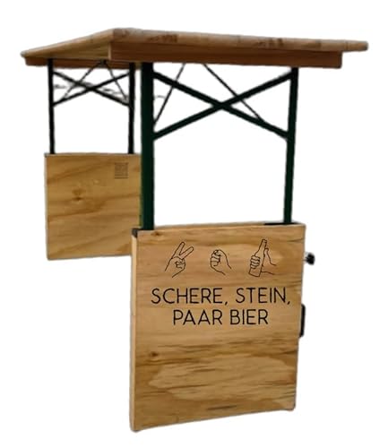 Personalisiere Deine Biertisch - Erhöhung | ProLine | Handgefertigt Erhöhungen aus Holz | 3D-Druckteile| Flaschenöffner & weitere Besonderheiten| Biertisch - Erhöhung auf 110cm. von Generisch